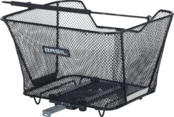 Basil Lesto MIK Fietsmand - Achter - Staal - Zwart -Fietsen Kortingswinkel 1200x813 2
