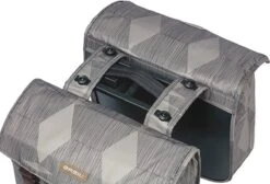 Basil Elegance Dubbele Fietstas MIK - 40-49 Liter - Chateau Taupe -Fietsen Kortingswinkel 1200x817