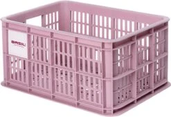 Basil Fietskrat S - Klein - 17.5 Liter - Roze -Fietsen Kortingswinkel 1200x819 2