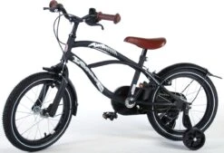 Volare Black Cruiser Kinderfiets - Jongens - 16 Inch - Zwart - 2 Handremmen -Fietsen Kortingswinkel 1200x820 4