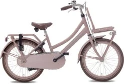 Nieuwe uitgaven 8 Valetta Cargo - Transportfiets - Meisjesfiets - 20 Inch - Mat Flamingo