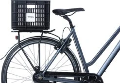 Basil Fietskrat M - Medium - 29.5 Liter - Zwart -Fietsen Kortingswinkel 1200x826
