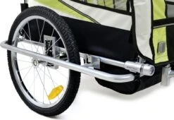 Fietkar - 2 Kinderen - Met Schokbreker - Lime -Fietsen Kortingswinkel 1200x826 9