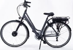 Amigo E-Vibe D1 - Elektrische Stadsfiets Voor Dames - Met 7 Versnellingen - Matgrijs -Fietsen Kortingswinkel 1200x827 3