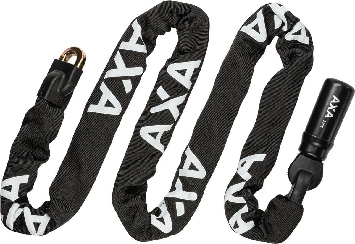 AXA Linq 180 Kettingslot - ART 2 Slot Voor Bakfietsen - Extra Dikke Schakels - 180 Cm – 9,5 Mm - Zwart 10 AXA Linq 180 Kettingslot - ART 2 Slot Voor Bakfietsen - Extra Dikke Schakels - 180 Cm – 9,5 Mm - Zwart - Afbeelding 10