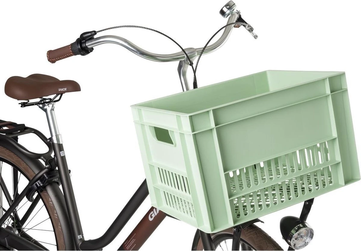 Fastrider Fietskrat Groot - Mint Groen - 34L 2 Fastrider Fietskrat Groot - Mint Groen - 34L - Afbeelding 2