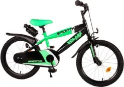 Volare Sportivo Kinderfiets - Jongens - 18 Inch - Neon Groen Zwart - 95% Afgemonteerd -Fietsen Kortingswinkel 1200x839 2