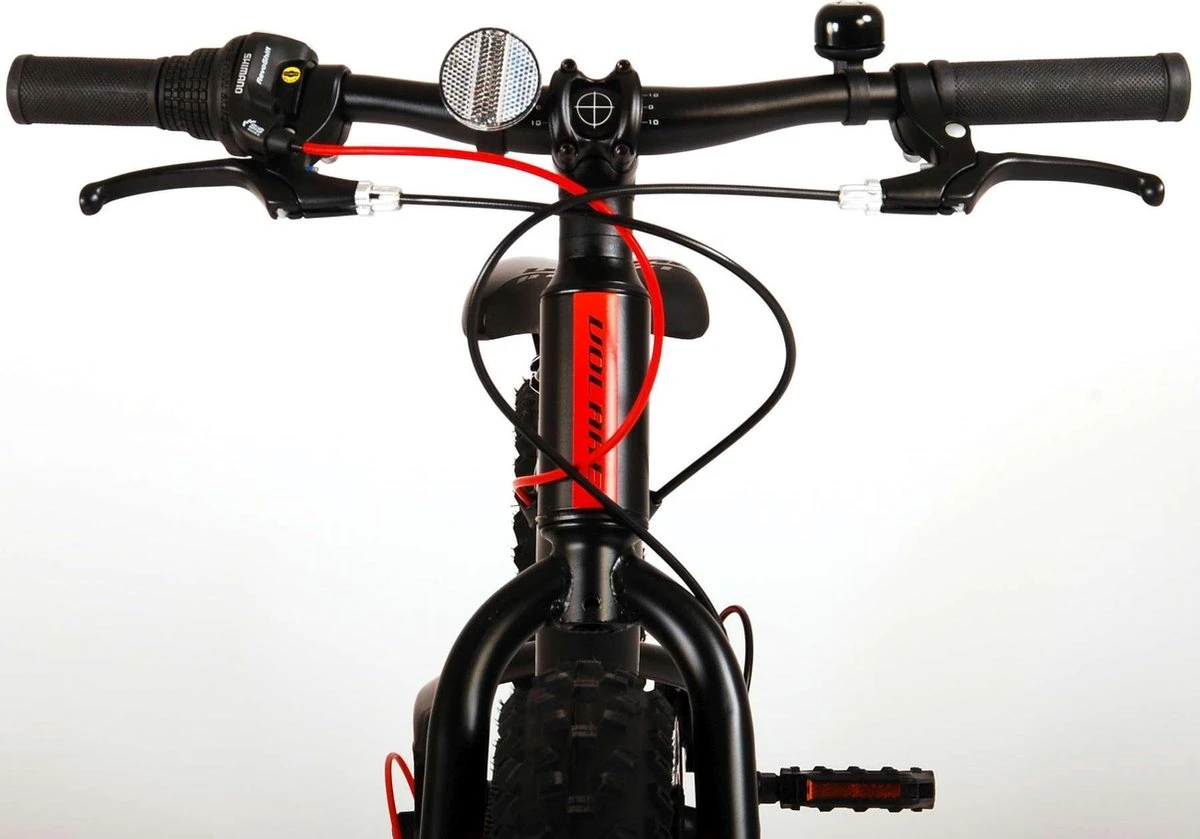 Volare Gradient Kinderfiets – Jongens – 20 Inch – Zwart Oranje Rood – 6 Speed – Prime Collection 17 Volare Gradient Kinderfiets – Jongens – 20 Inch – Zwart Oranje Rood – 6 Speed – Prime Collection - Afbeelding 17