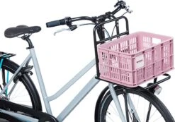 Basil Fietskrat S - Klein - 17.5 Liter - Roze -Fietsen Kortingswinkel 1200x842 1