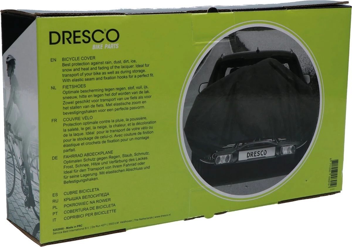Dresco Fietshoes Voor 1 Fiets | Waterdicht | 200x72x98cm | Voor Fietsendrager En Stalling 5 Dresco Fietshoes Voor 1 Fiets | Waterdicht | 200x72x98cm | Voor Fietsendrager En Stalling - Afbeelding 5
