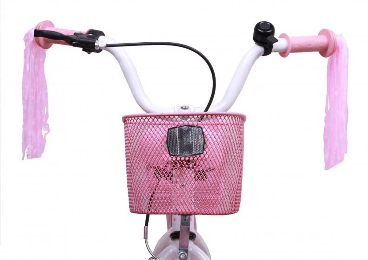 Amigo Magic Meisjesfiets - Kinderfiets 14 Inch - Wit 13 Amigo Magic Meisjesfiets - Kinderfiets 14 Inch - Wit - Afbeelding 13