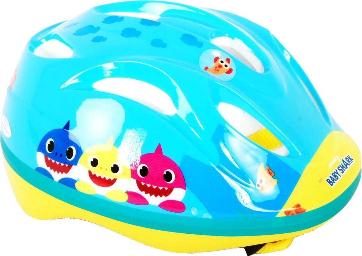 Volare Baby Shark Fietshelm - Skatehelm - 51 - 55 Cm 1 Volare Baby Shark Fietshelm - Skatehelm - 51 - 55 Cm