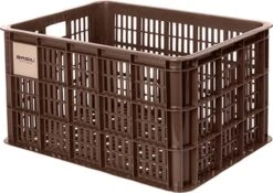 Basil Fietskrat L - Groot - 40 Liter - Bruin -Fietsen Kortingswinkel 1200x849 3