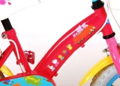 Volare Peppa Pig Kinderfiets - Meisjes - 12 Inch - Roze - 2 Handremmen -Fietsen Kortingswinkel 1200x858 4