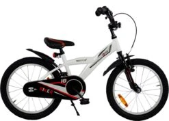 2Cycle Biker Kinderfiets - 18 Inch - Wit - Jongensfiets -Fietsen Kortingswinkel 1200x859 6