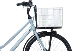 Basil Fietskrat L - Groot - 40 Liter - Wit -Fietsen Kortingswinkel 1200x861 3