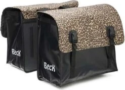Beck Big Dubbele Fietstas 65L - Panter