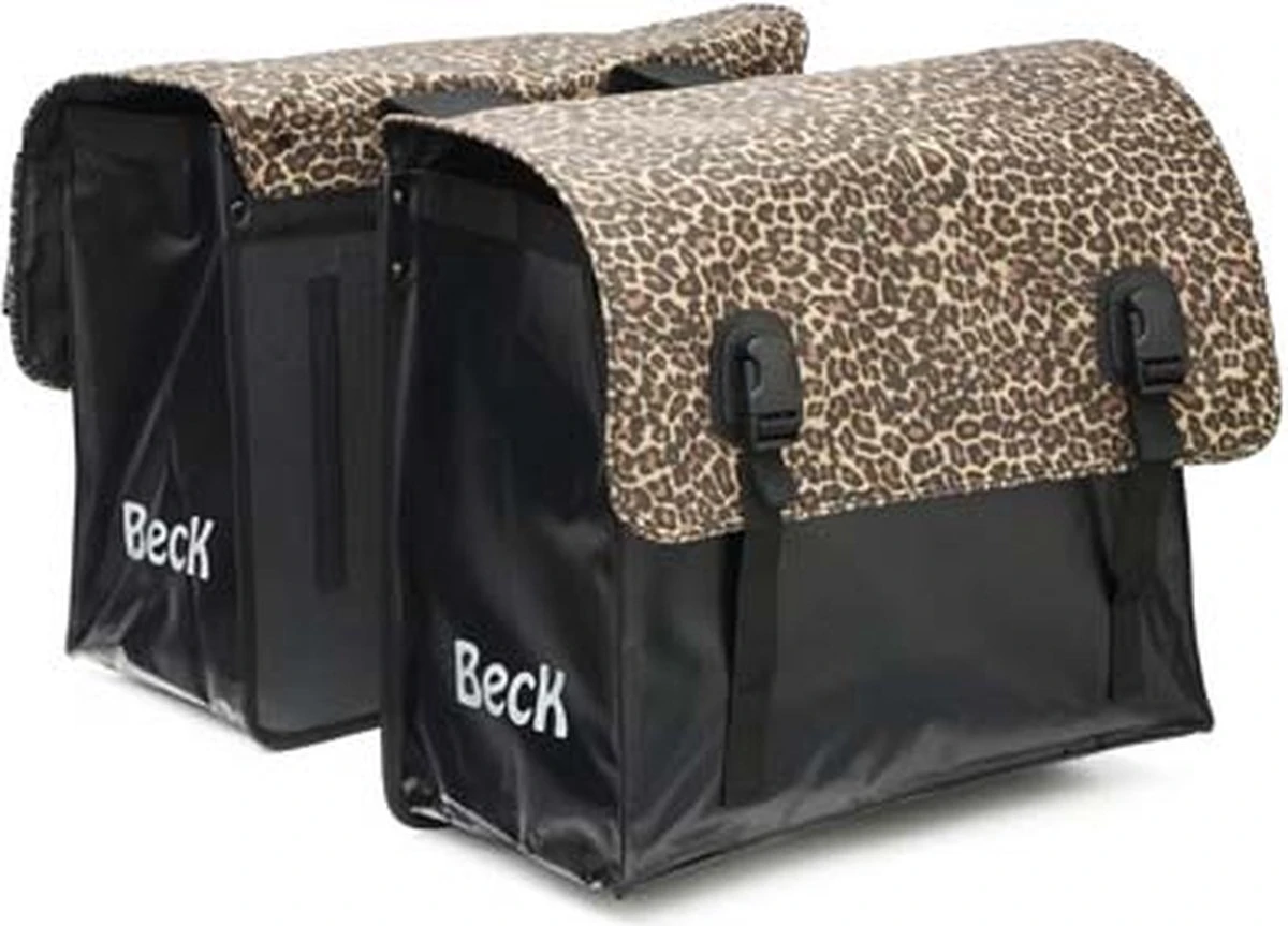 Beck Big Dubbele Fietstas 65L - Panter 1 Beck Big Dubbele Fietstas 65L - Panter
