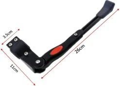 Merkloos Fietsstandaard Enkel 26 Cm Zijstandaard Aluminium Roestvrij Fiets Mountainbikes Makkelijk Te Installeren - Mountainbike Standaard Universeel - MTB Kickstand -Fietsen Kortingswinkel 1200x867 4