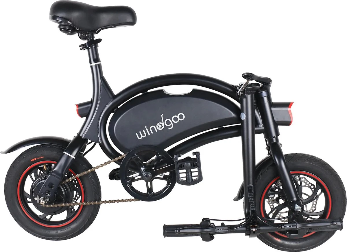 Windgoo - B3 Elektrische Long-Range E-Bike Met Trappers - E-bike - 25Km / H - Wit 3 Windgoo - B3 Elektrische Long-Range E-Bike Met Trappers - E-bike - 25Km / H - Wit - Afbeelding 3