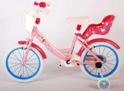 Volare Disney Princess Kinderfiets - Meisjes - 16 Inch - Roze Blauw - Twee Handremmen -Fietsen Kortingswinkel 1200x877 7