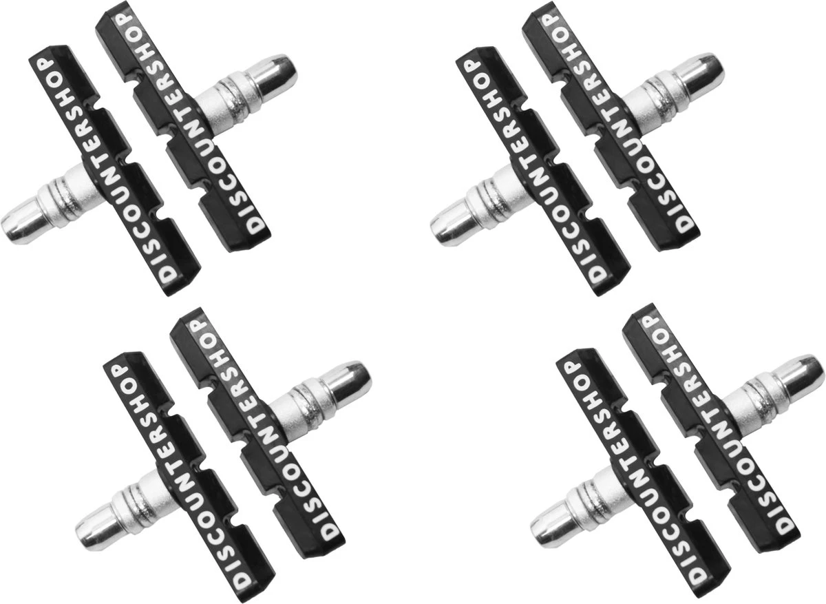 4 Set Universele Rubberen Fiets V Remblokken Set - 4 Paar – 8 Stuks – 70mm | Rubber Remblokjes | Fietsen Remblok | Remblokkenset | Remblokset Geschikt Voor Mountainbike, Stadsfiets, Vouwfiets En Tourfiets 4 4 Set Universele Rubberen Fiets V Remblokken Set - 4 Paar – 8 Stuks – 70mm | Rubber Remblokjes | Fietsen Remblok | Remblokkenset | Remblokset Geschikt Voor Mountainbike, Stadsfiets, Vouwfiets En Tourfiets - Afbeelding 4