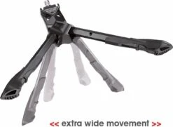 Middenstandaard Ursus Jumbo 2-poot 30cm - Zwart -Fietsen Kortingswinkel 1200x879 8