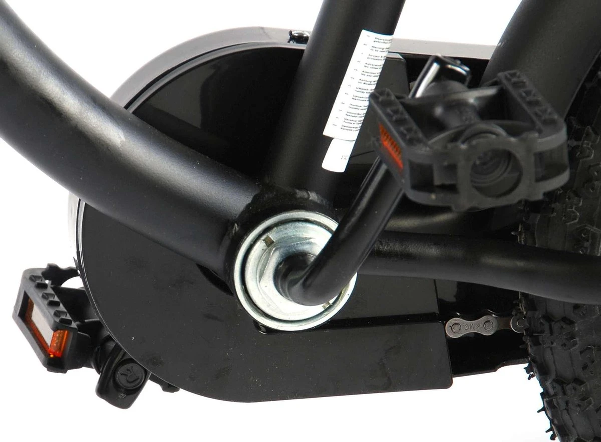 Volare Black Cruiser Kinderfiets - Jongens - 14 Inch - Zwart - 95% Afgemonteerd 16 Volare Black Cruiser Kinderfiets - Jongens - 14 Inch - Zwart - 95% Afgemonteerd - Afbeelding 16