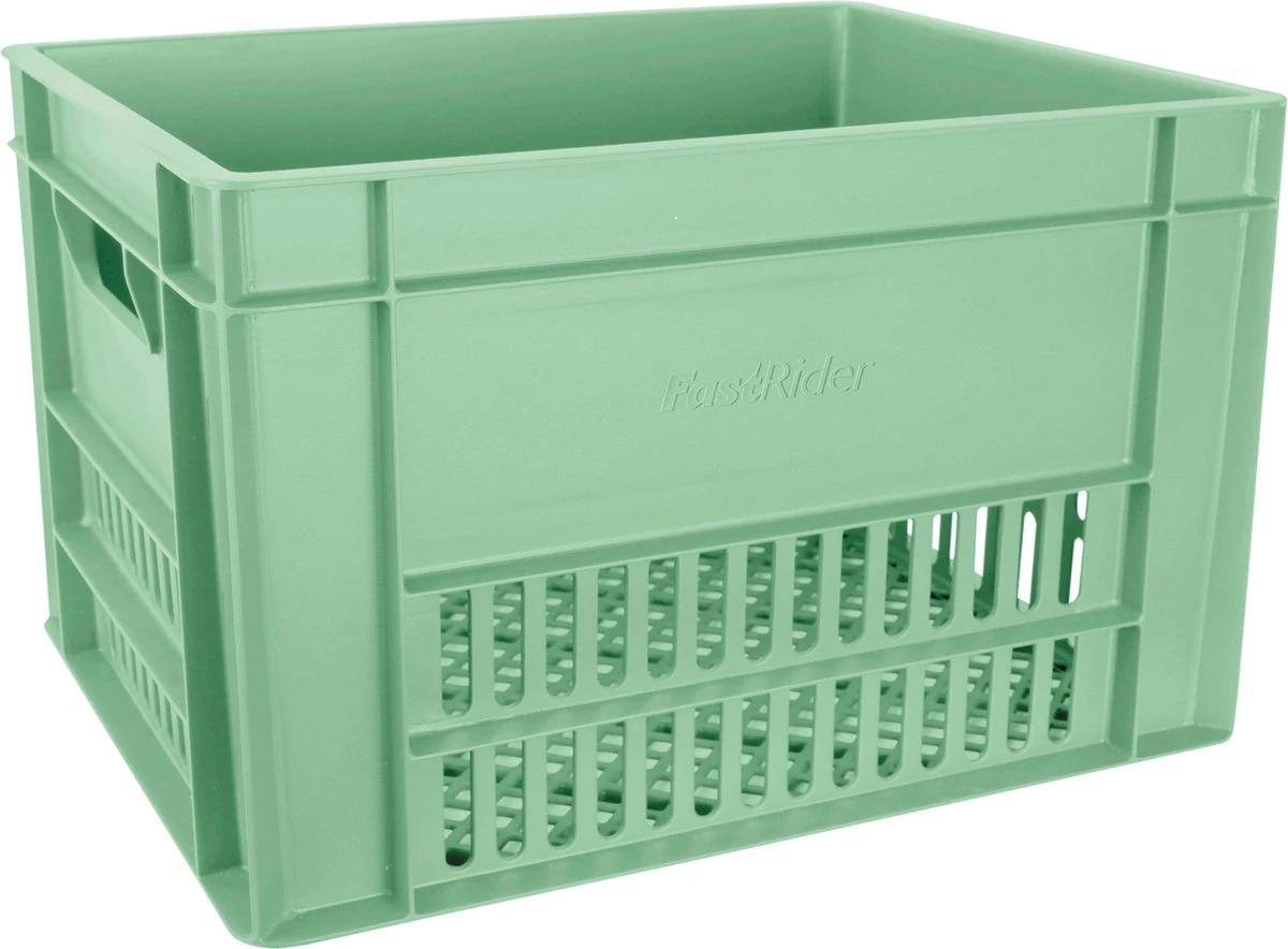Fastrider Fietskrat Groot - Mint Groen - 34L 1 Fastrider Fietskrat Groot - Mint Groen - 34L