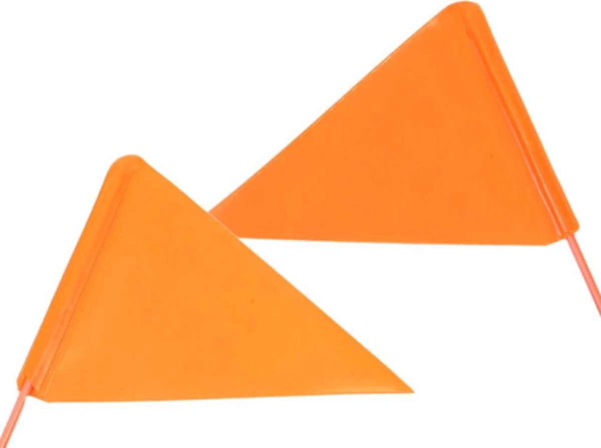 Johntoy - Fietsvlag - Kinderen - Oranje 2 Johntoy - Fietsvlag - Kinderen - Oranje - Afbeelding 2