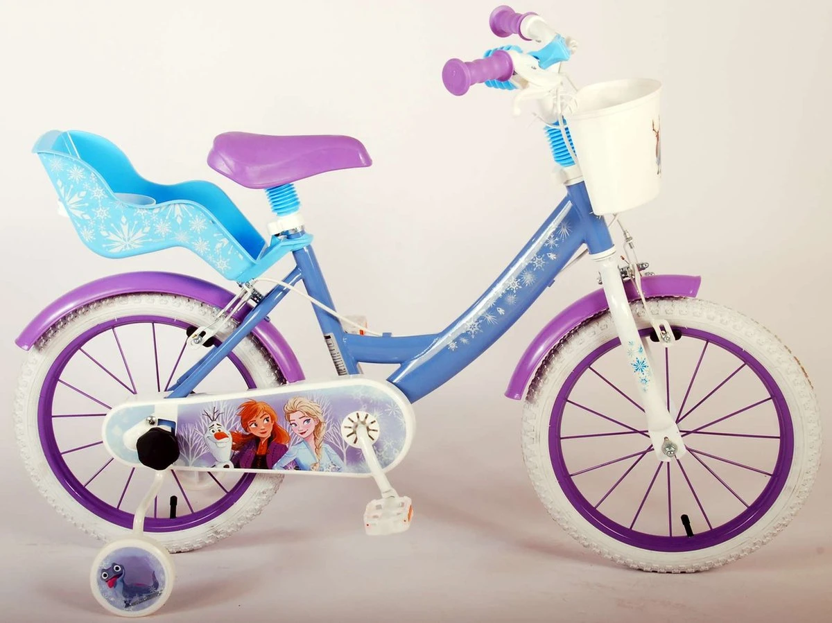 Disney Frozen 2 Kinderfiets - Meisjes - 16 Inch - Blauw - Twee Handremmen 3 Disney Frozen 2 Kinderfiets - Meisjes - 16 Inch - Blauw - Twee Handremmen - Afbeelding 3