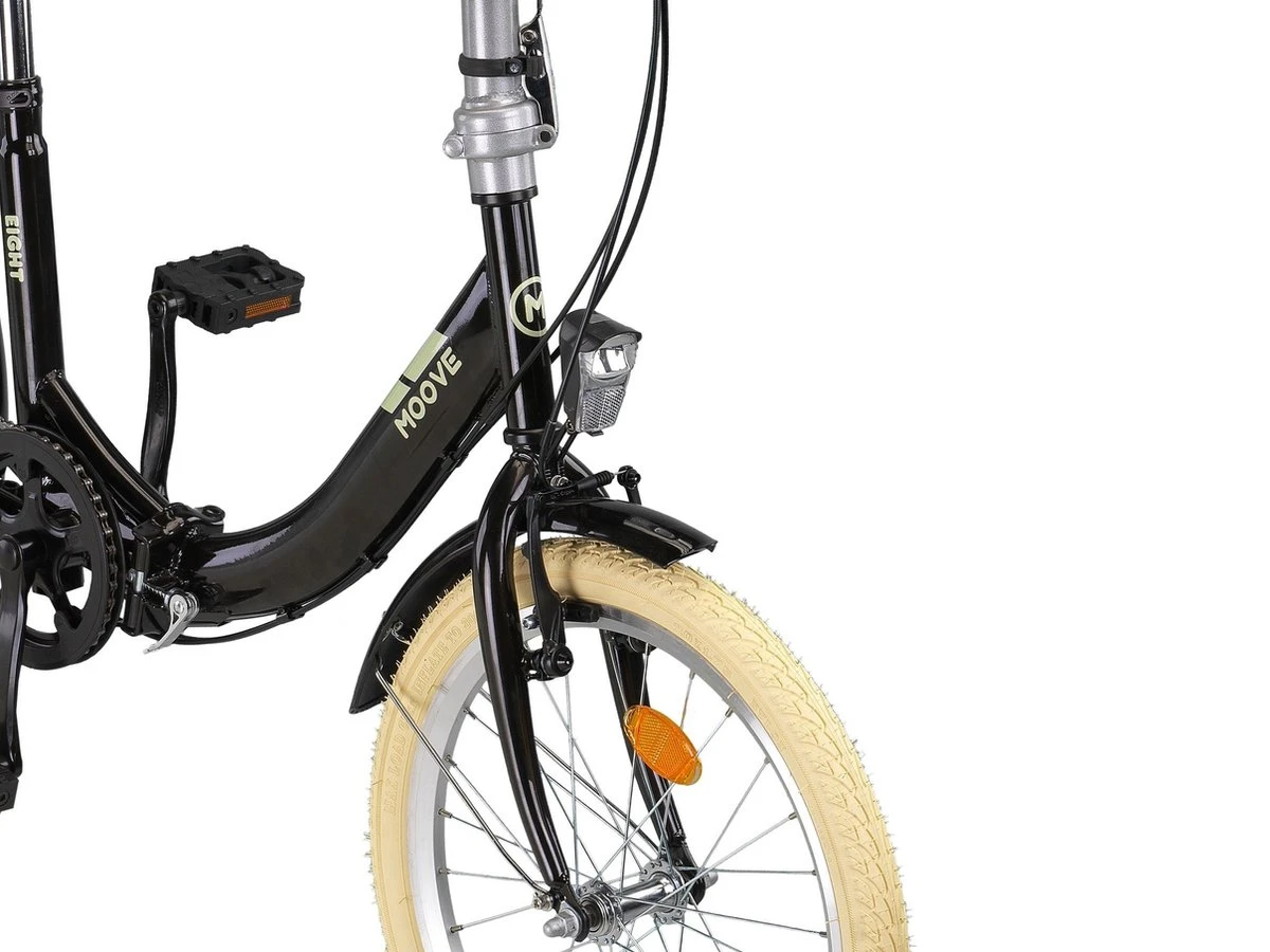 Pacto Eight 20 Inch Vouwfiets 6v Zwart 7 Pacto Eight 20 Inch Vouwfiets 6v Zwart - Afbeelding 7