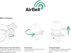 AirBell Fietsbel Voor Apple AirTag - Diefstalbeveiliging - Fietsbel -Fietsen Kortingswinkel 1200x901 16