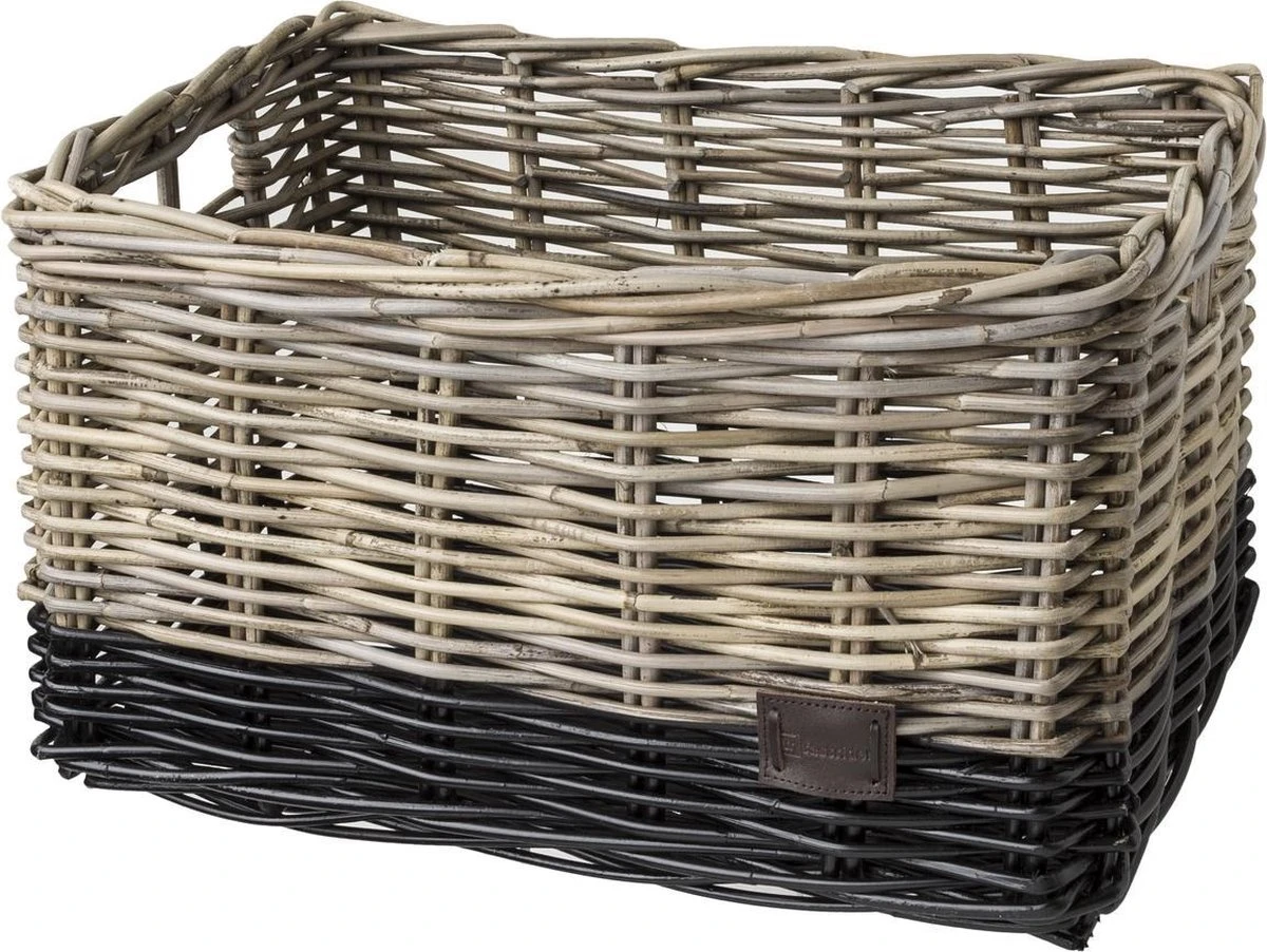 Fastrider Nero Rotan Fietsmand - Naturel - 26L - Handgemaakt 1 Fastrider Nero Rotan Fietsmand - Naturel - 26L - Handgemaakt