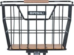 Basil Nordland Fietsmand - Voor Of Achter - Zwart/Bruin - 23 Liter -Fietsen Kortingswinkel 1200x902 3