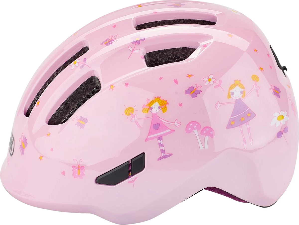 Abus Helm Smiley 3.0 - Rose Princess - S ( 45-50 CM ) - Kinder Fietshelm 3 Abus Helm Smiley 3.0 - Rose Princess - S ( 45-50 CM ) - Kinder Fietshelm - Afbeelding 3