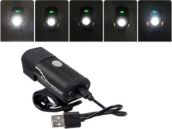 Lovnix - Oplaadbare Fietslamp LED Verlichting Set - USB Oplaadbaar - Fietslicht Met LED Lamp - Voor- En- Achter Licht - Regenbestendig - Geschikt Voor Mountainbike Fietsen Wandelen Speleologie -Fietsen Kortingswinkel 1200x906