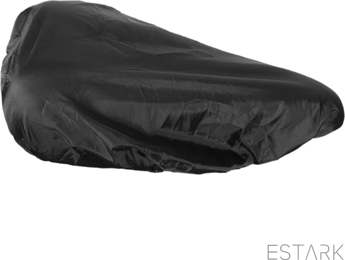ESTARK® Zwarte Zadelhoes Waterdicht - Zadelhoezen Voor De Fiets - Zadel Cover - Zadel Zak - Hoes - Elastisch - Zwart 2 ESTARK® Zwarte Zadelhoes Waterdicht - Zadelhoezen Voor De Fiets - Zadel Cover - Zadel Zak - Hoes - Elastisch - Zwart - Afbeelding 2