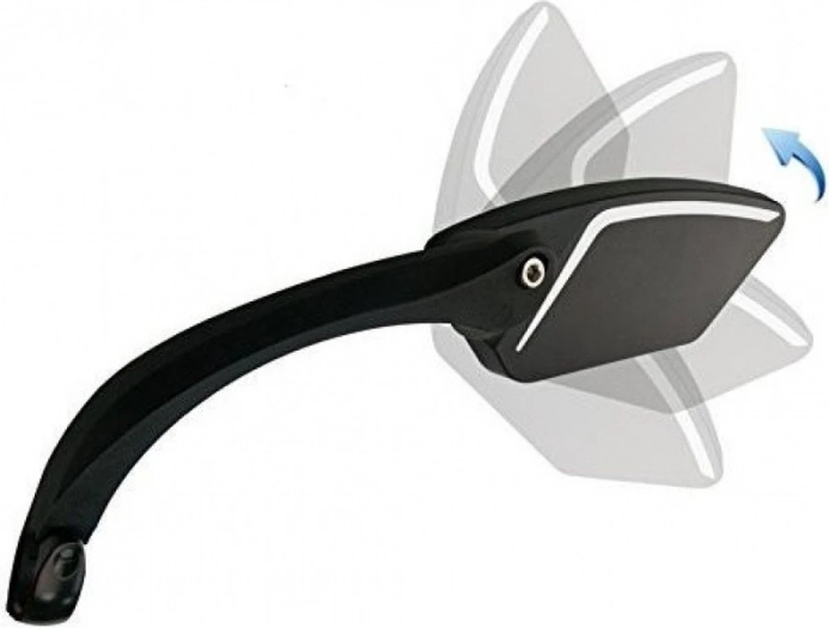 VWP Fietsspiegel - Links - E-bike - Fietsspiegel - Zwart 2 VWP Fietsspiegel - Links - E-bike - Fietsspiegel - Zwart - Afbeelding 2