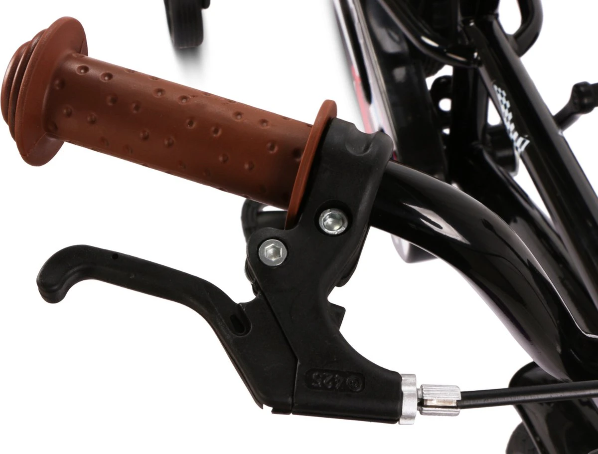 SJOEF Race Jongensfiets 14 Inch - Zwart 7 SJOEF Race Jongensfiets 14 Inch - Zwart - Afbeelding 7