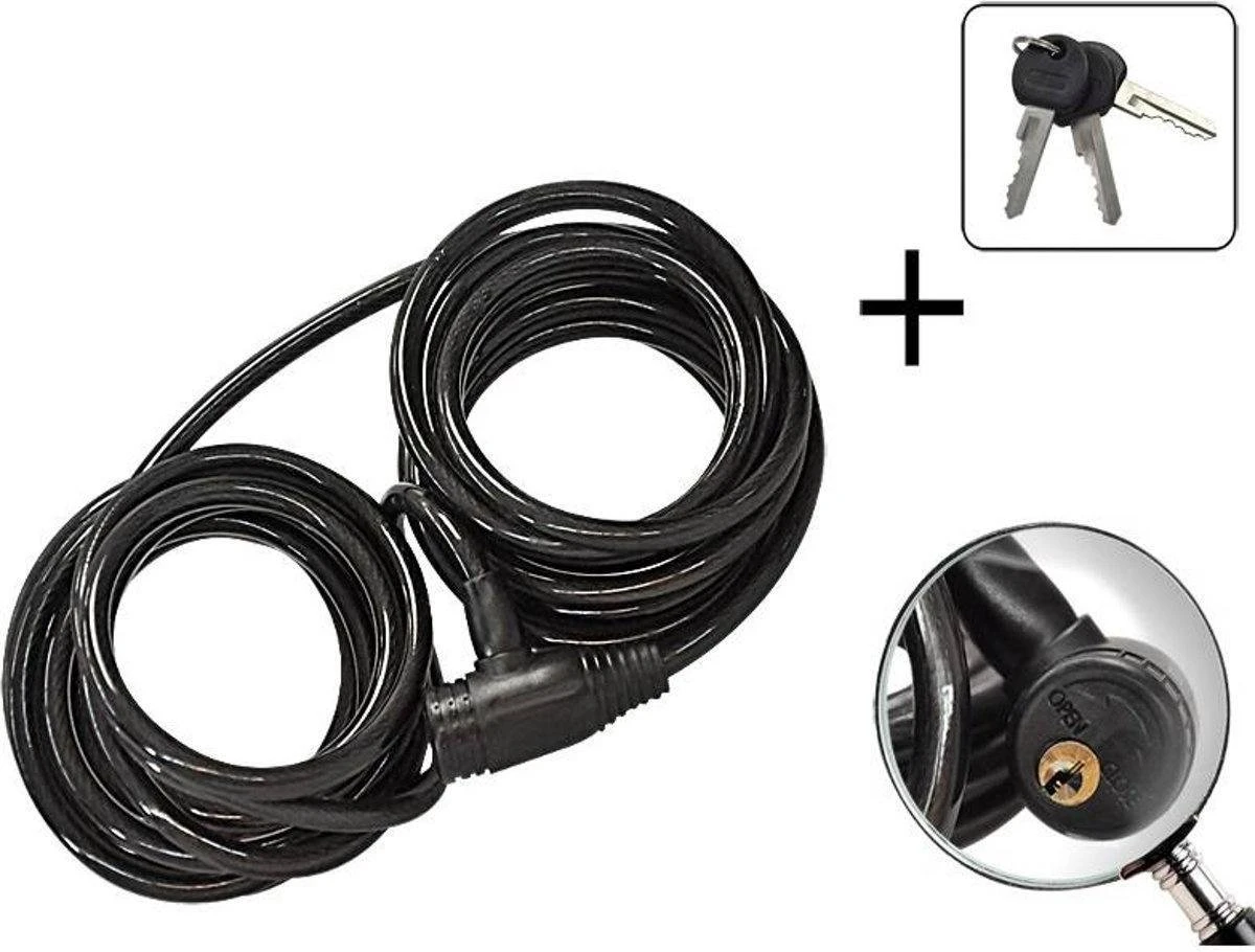 Stahlex Kabelslot - Staalkabel - Gekruld 8 Meter 4 Stahlex Kabelslot - Staalkabel - Gekruld 8 Meter - Afbeelding 4