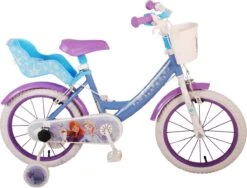 Disney Frozen 2 Kinderfiets - Meisjes - 16 Inch - Blauw - Twee Handremmen
