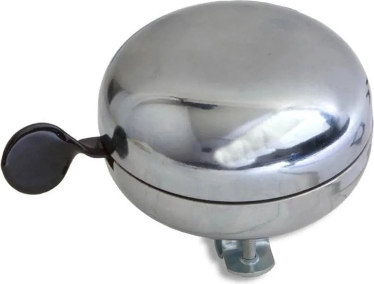 Benson Fietsbel - Ding-Dong - Groot - Ø 80 Mm. - Chroom 1 Benson Fietsbel - Ding-Dong - Groot - Ø 80 Mm. - Chroom
