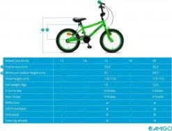 Amigo Fly - BMX Fiets 20 Inch - Fietscross Voor Jongens En Meisjes - Groen -Fietsen Kortingswinkel 1200x913 3