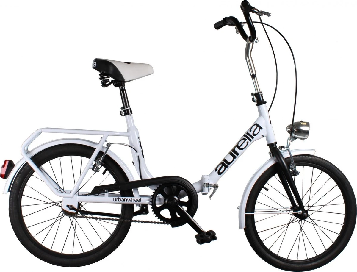 Dino 321 - Vouwfiets - 20 Inch - Zwart 1 Dino 321 - Vouwfiets - 20 Inch - Zwart