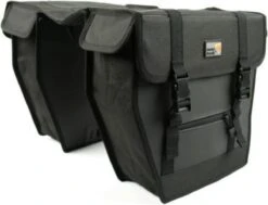 New Looxs Basic Superior Midi Dubbele Fietstas - 27 Liter - Zwart -Fietsen Kortingswinkel 1200x916 2