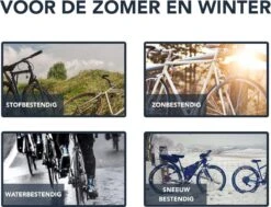 Achaté Fietshoes Universeel Voor Alle Fietsen En Scooters - Waterdicht 420D Oxford - Fiets Hoes Voor 1 Fiets - Incl. Opbergzak -Fietsen Kortingswinkel 1200x916 4