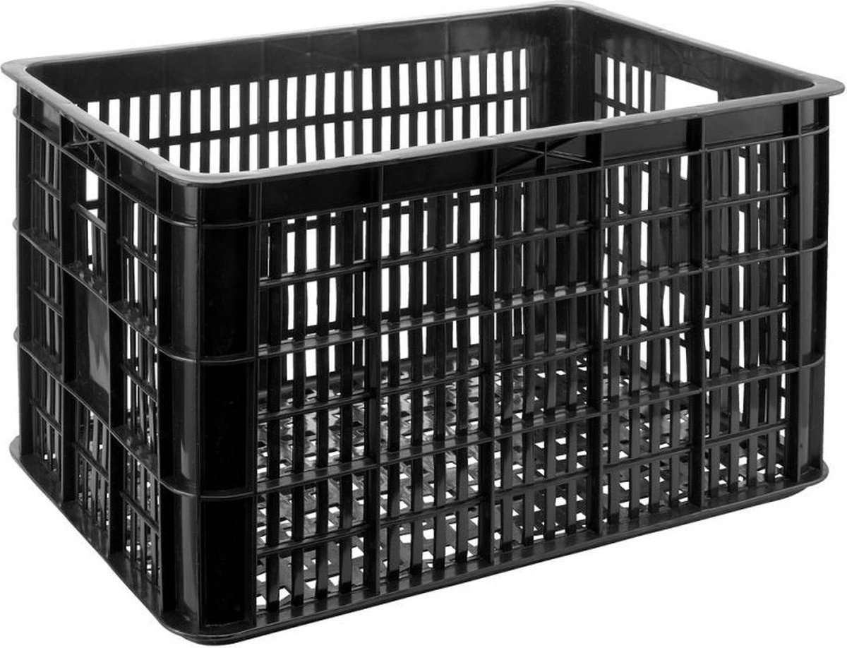 Lastpak Fietskrat Groot - Zwart - 46 L 3 Lastpak Fietskrat Groot - Zwart - 46 L - Afbeelding 3