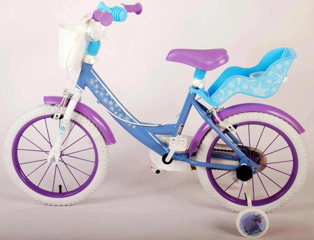 Disney Frozen 2 Kinderfiets - Meisjes - 16 Inch - Blauw - Twee Handremmen 7 Disney Frozen 2 Kinderfiets - Meisjes - 16 Inch - Blauw - Twee Handremmen - Afbeelding 7