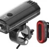 1200 Lumen & 100 Lumen Pro Sport Lights Fietsverlichtingsset - LED Fietslampen USB Oplaadbaar